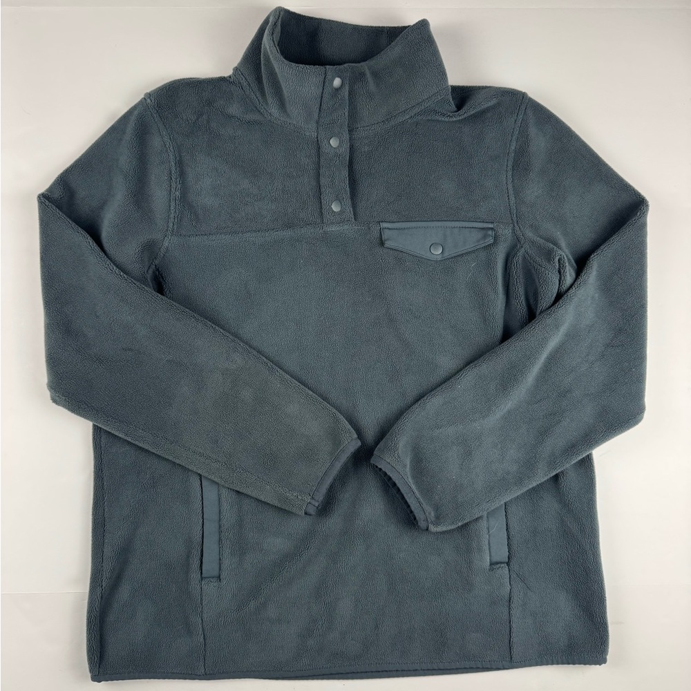 32 degrees heat women’s snap arctic fleece pullover size small in Gray